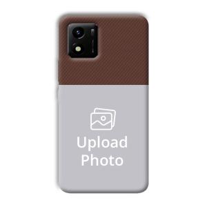 Brown Customized Printed Back Cover for Vivo Y01