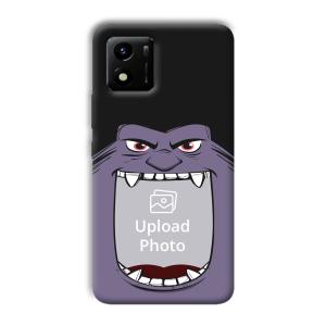 Purple Monster Customized Printed Back Cover for Vivo Y01