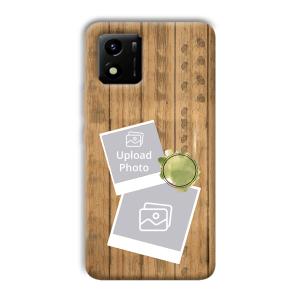 Wooden Photo Collage Customized Printed Back Cover for Vivo Y01