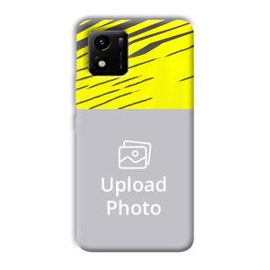Yellow Lines Customized Printed Back Cover for Vivo Y01