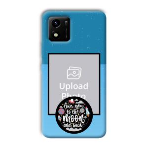 Love You Customized Printed Back Cover for Vivo Y01