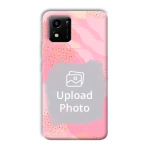 Sparkly Pink Customized Printed Back Cover for Vivo Y01