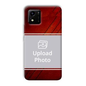 Solid Red Customized Printed Back Cover for Vivo Y01