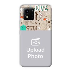 Love Customized Printed Back Cover for Vivo Y01