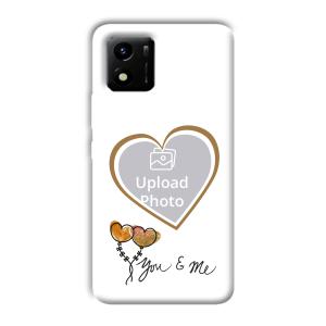 You & Me Customized Printed Back Cover for Vivo Y01