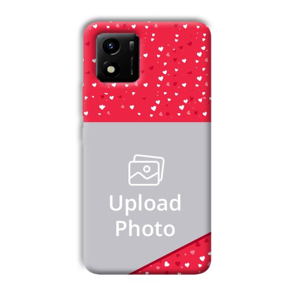 Dark Pink Customized Printed Back Cover for Vivo Y01