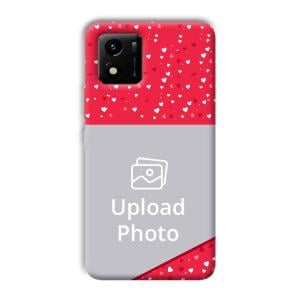 Dark Pink Customized Printed Back Cover for Vivo Y01