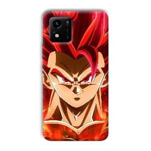 Goku Design Phone Customized Printed Back Cover for Vivo Y01
