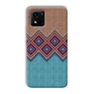 Fabric Design Phone Customized Printed Back Cover for Vivo Y01