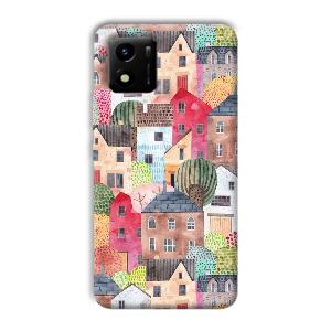 Colorful Homes Phone Customized Printed Back Cover for Vivo Y01