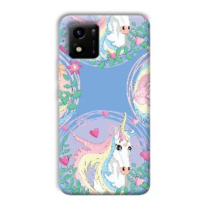 Unicorn Phone Customized Printed Back Cover for Vivo Y01