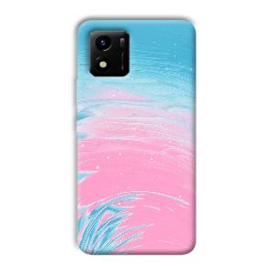 Pink Water Phone Customized Printed Back Cover for Vivo Y01