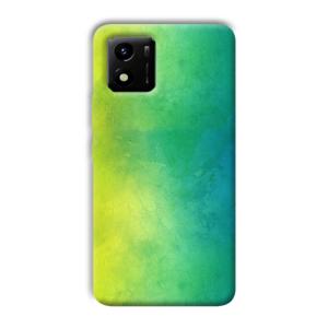 Green Pattern Phone Customized Printed Back Cover for Vivo Y01