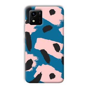 Black Dots Pattern Phone Customized Printed Back Cover for Vivo Y01