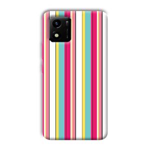 Lines Pattern Phone Customized Printed Back Cover for Vivo Y01