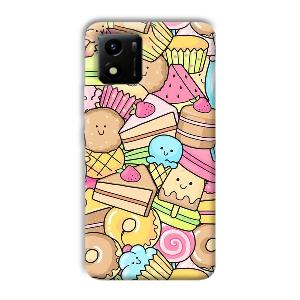 Love Desserts Phone Customized Printed Back Cover for Vivo Y01