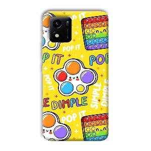 Pop It Phone Customized Printed Back Cover for Vivo Y01