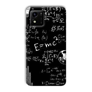 E is Equal To MC2 Phone Customized Printed Back Cover for Vivo Y01