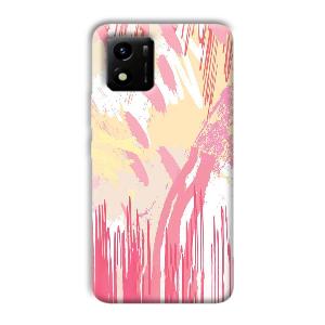Pink Pattern Designs Phone Customized Printed Back Cover for Vivo Y01