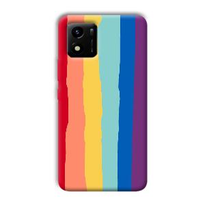 Vertical Paint Phone Customized Printed Back Cover for Vivo Y01