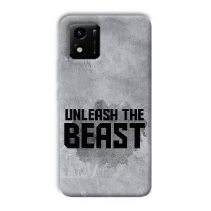 Unleash The Beast Phone Customized Printed Back Cover for Vivo Y01