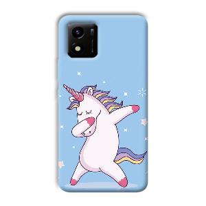 Unicorn Dab Phone Customized Printed Back Cover for Vivo Y01