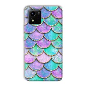 Mermaid Design Phone Customized Printed Back Cover for Vivo Y01