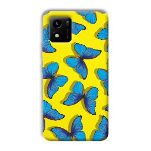 Butterflies Phone Customized Printed Back Cover for Vivo Y01