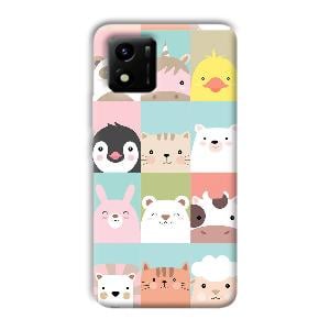 Kittens Phone Customized Printed Back Cover for Vivo Y01