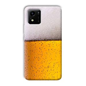 Beer Design Phone Customized Printed Back Cover for Vivo Y01