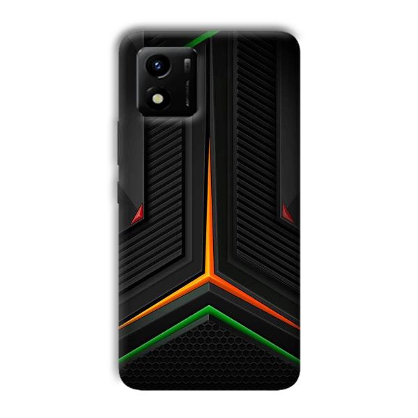 Black Design Phone Customized Printed Back Cover for Vivo Y01