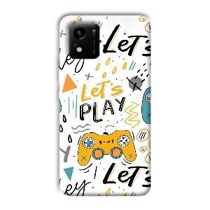 Let's Play Phone Customized Printed Back Cover for Vivo Y01