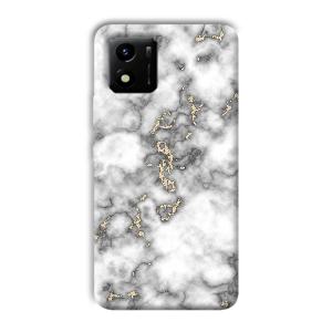 Grey White Design Phone Customized Printed Back Cover for Vivo Y01