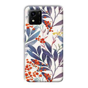 Cherries Phone Customized Printed Back Cover for Vivo Y01