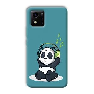 Panda  Phone Customized Printed Back Cover for Vivo Y01