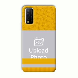 Mustard Flowers Customized Printed Back Cover for Vivo Y12G