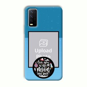 Love You Customized Printed Back Cover for Vivo Y12G