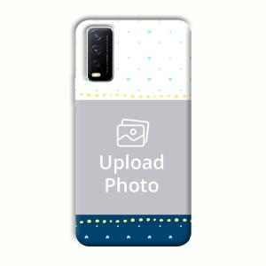 Cute Hearts Customized Printed Back Cover for Vivo Y12G