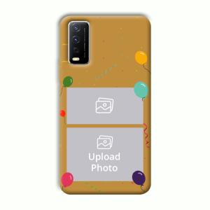 Balloons Customized Printed Back Cover for Vivo Y12G