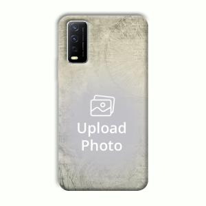 Grey Retro Customized Printed Back Cover for Vivo Y12G