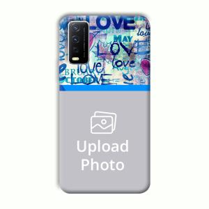 Love   Customized Printed Back Cover for Vivo Y12G