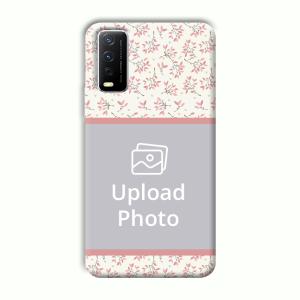 Leafy Design Customized Printed Back Cover for Vivo Y12G