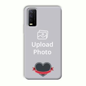 Heart Customized Printed Back Cover for Vivo Y12G