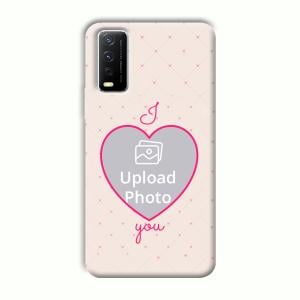 I Love You Customized Printed Back Cover for Vivo Y12G