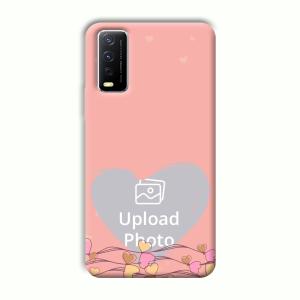 Small Hearts Customized Printed Back Cover for Vivo Y12G