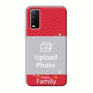 Happy Family Customized Printed Back Cover for Vivo Y12G