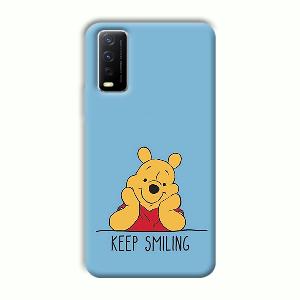 Winnie The Pooh Phone Customized Printed Back Cover for Vivo Y12G