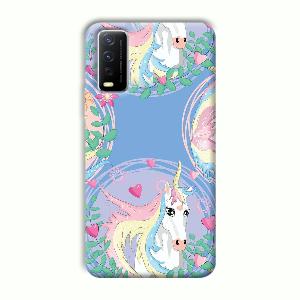 Unicorn Phone Customized Printed Back Cover for Vivo Y12G