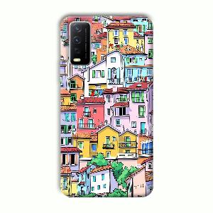 Colorful Alley Phone Customized Printed Back Cover for Vivo Y12G