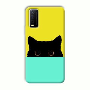Black Cat Phone Customized Printed Back Cover for Vivo Y12G